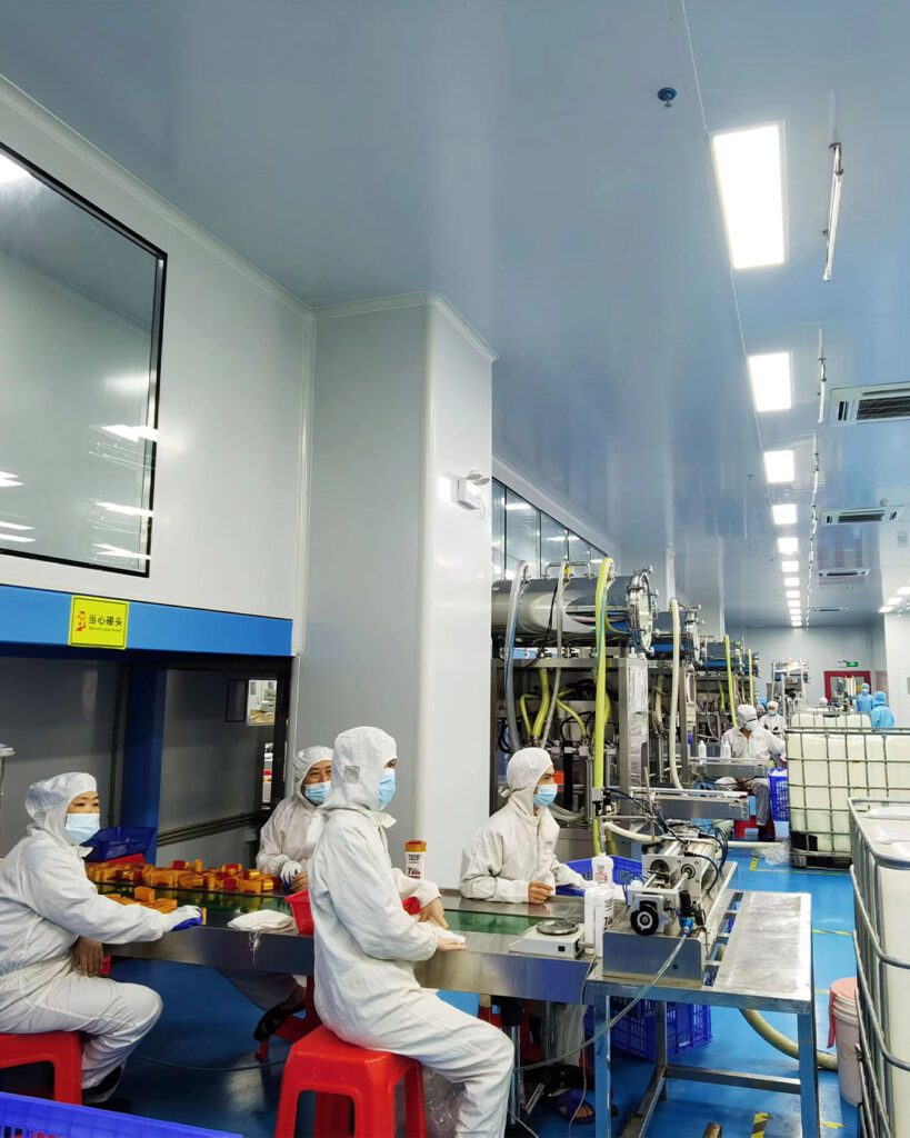State-of-the-art hair care product manufacturing facility in operation