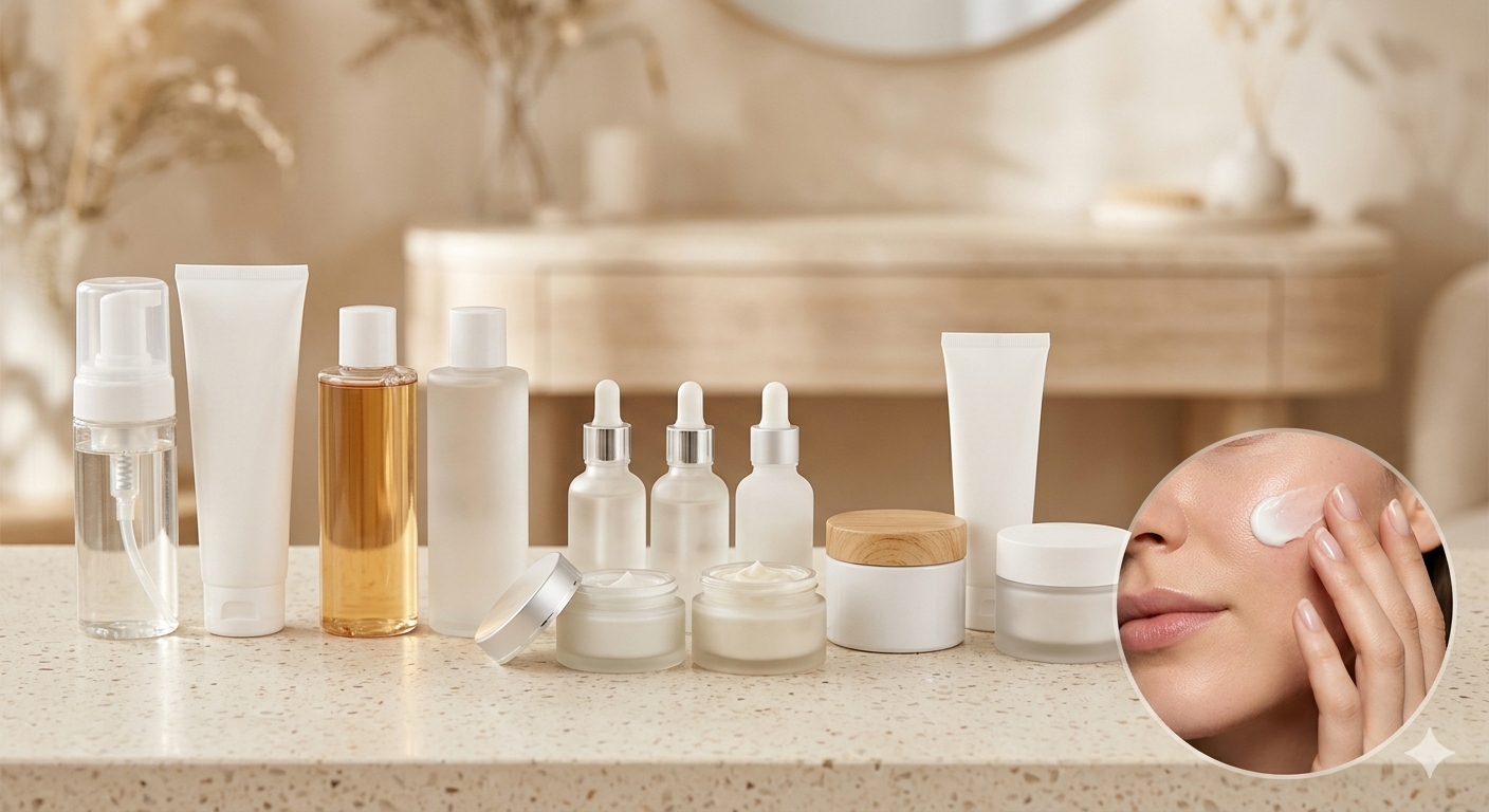 Factory supply mild facial cleanser, bulk facial care product for global skincare brands